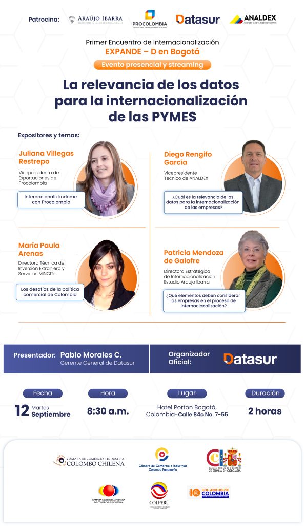 Pieza grafica evento de Colombia