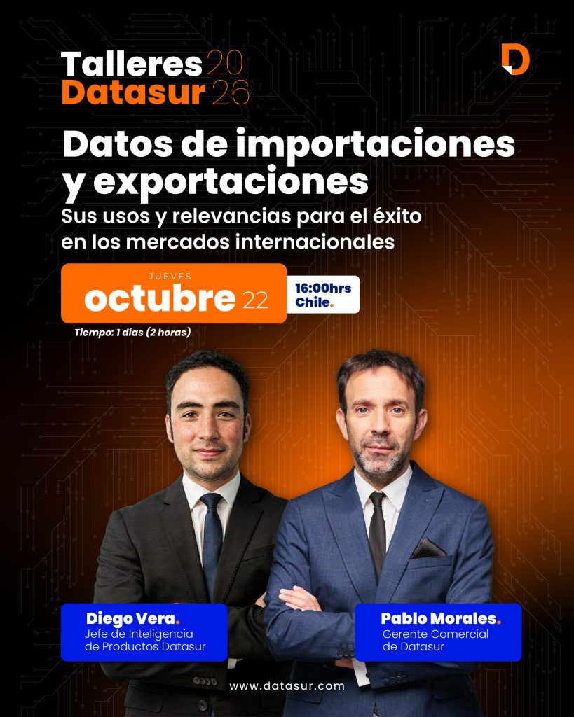Taller de datos de importaciones y exportaciones por Datasur.com