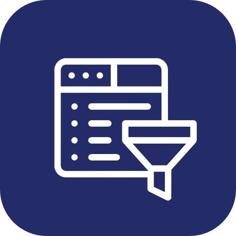 criterior y filtros de datos de comercio exterior