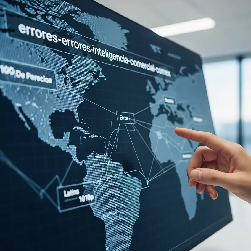 errores inteligencia comercial comex